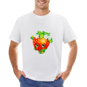 Shopkins Strawberry Kiss Asian Size Men T-Shirt