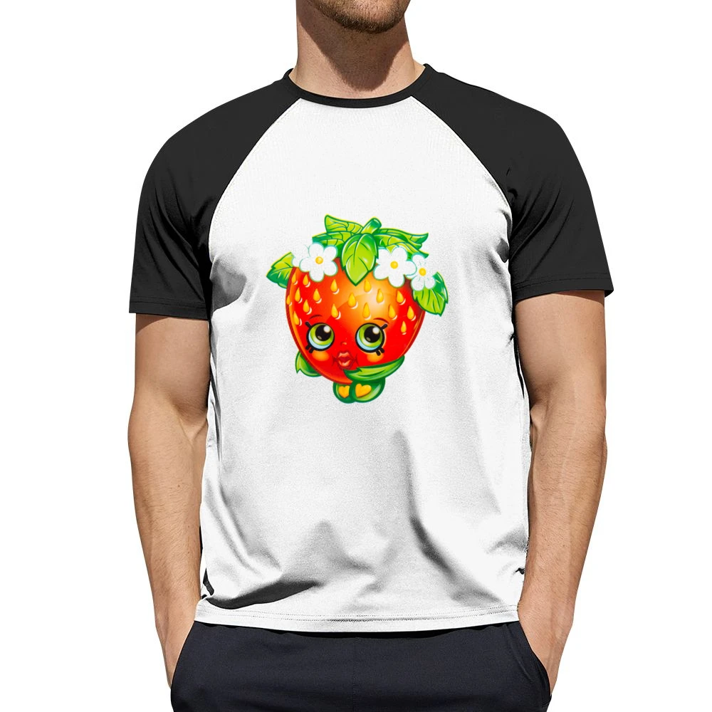 Shopkins Strawberry Kiss Men Short Sleeve T-Shirt