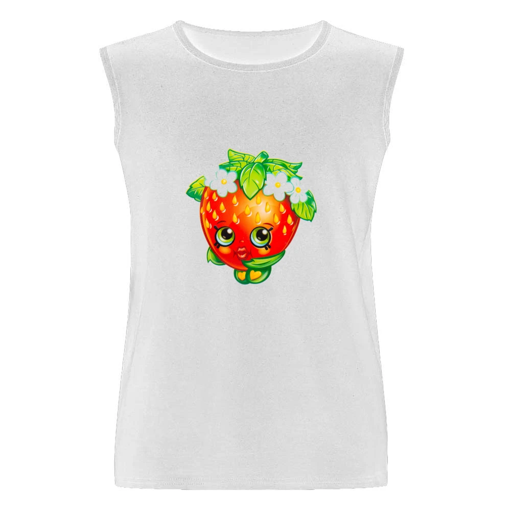 Shopkins Strawberry Kiss Men Sleeveless T-Shirt