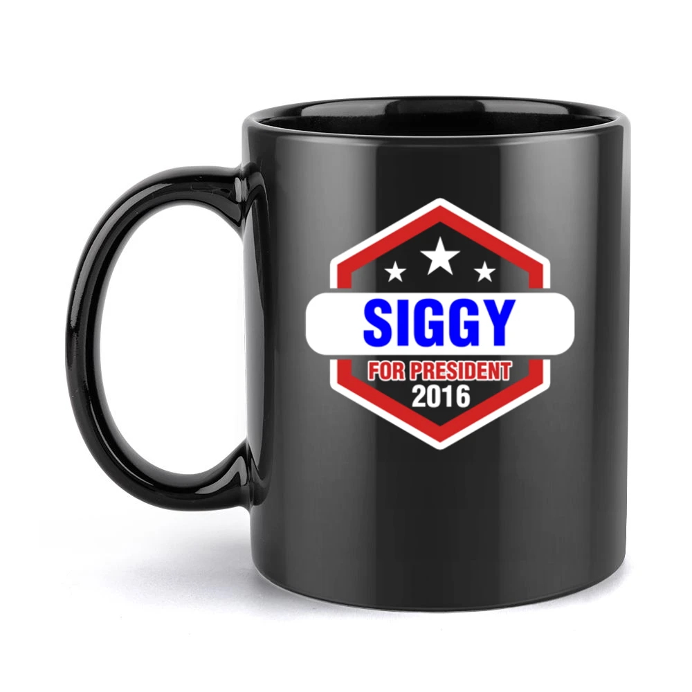 Siggy For President 2016 Vikings TV Show Black Mug