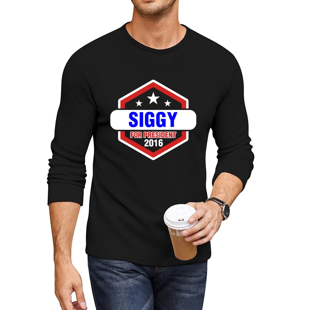 Siggy For President 2016 Vikings TV Show Men CrewNeck Long Sleeve T-Shirt