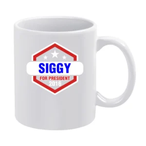Siggy For President 2016 Vikings TV Show White Mug