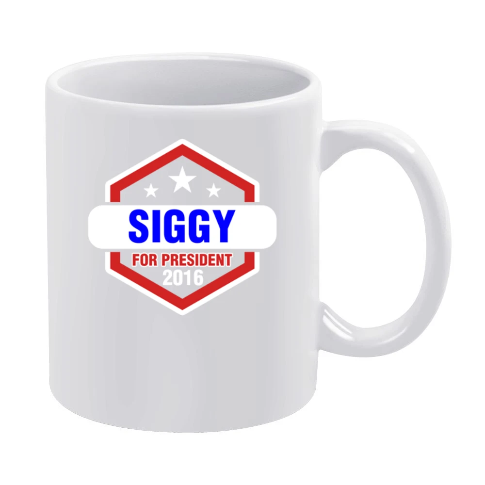 Siggy For President 2016 Vikings TV Show White Mug