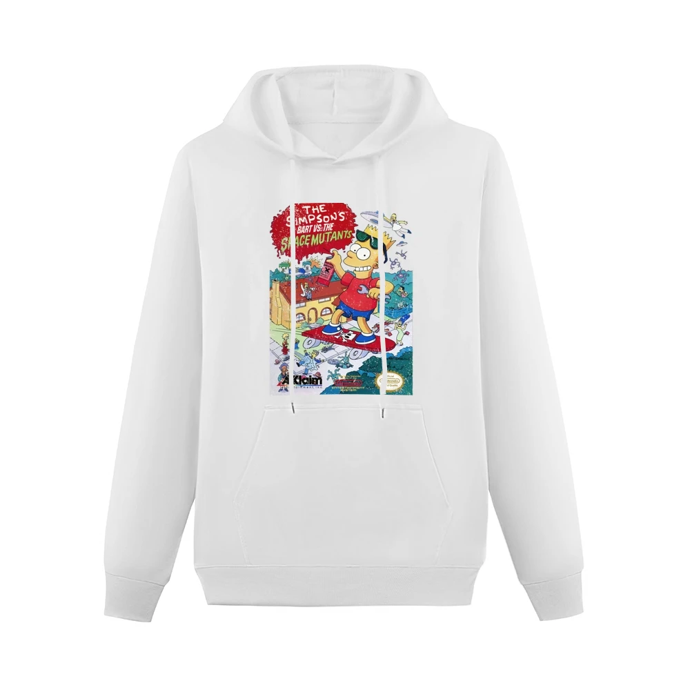Simpsons Bart Vs Space Mutants Nes Nintendo Old School Retro Video Gam Men Hoodie With Pocket