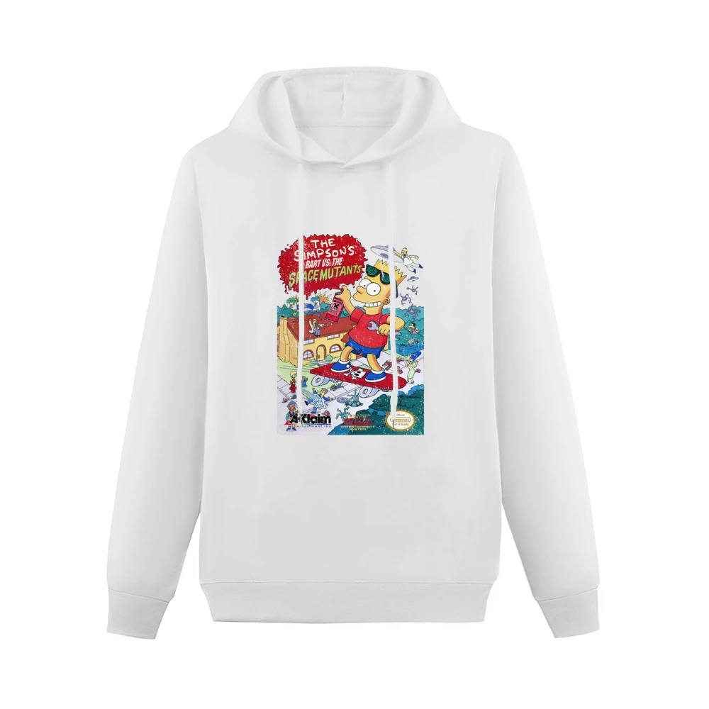 Simpsons Bart Vs Space Mutants Nes Nintendo Old School Retro Video Gam Men Hoodie Without Pocket