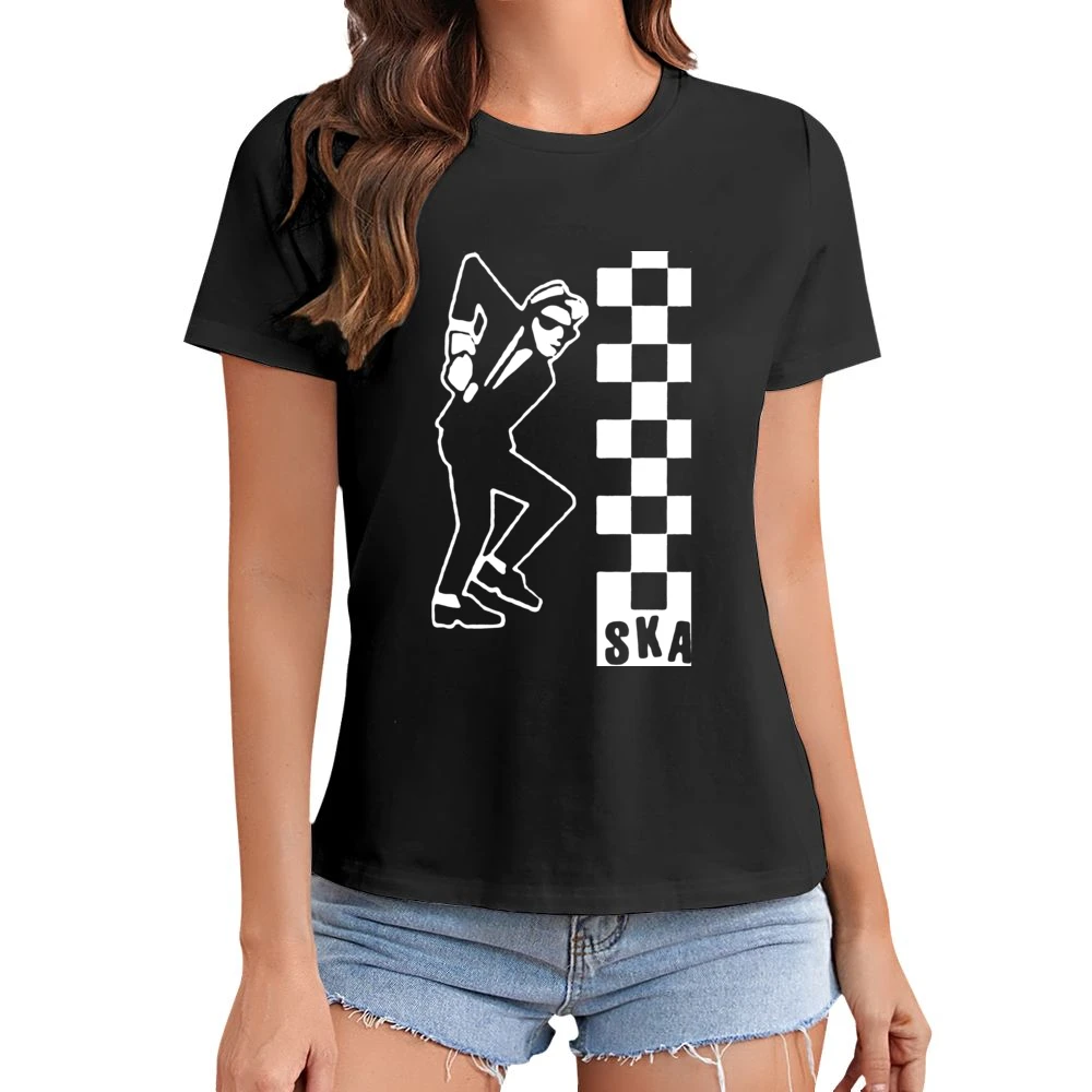 Ska music 03 Asian Size Women Ladies T-shirt