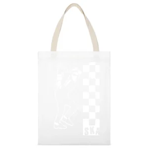 Ska music 03 White Canvas Tote Shopping Bag