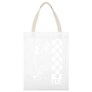 Ska music White Canvas Tote Shopping Bag