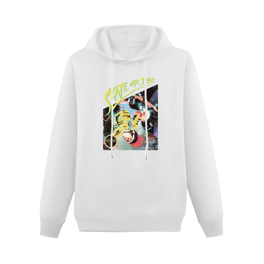 Skate Or Die Nes Nintendo Old School Retro Video Game Fan Distressed T Men Hoodie With Pocket