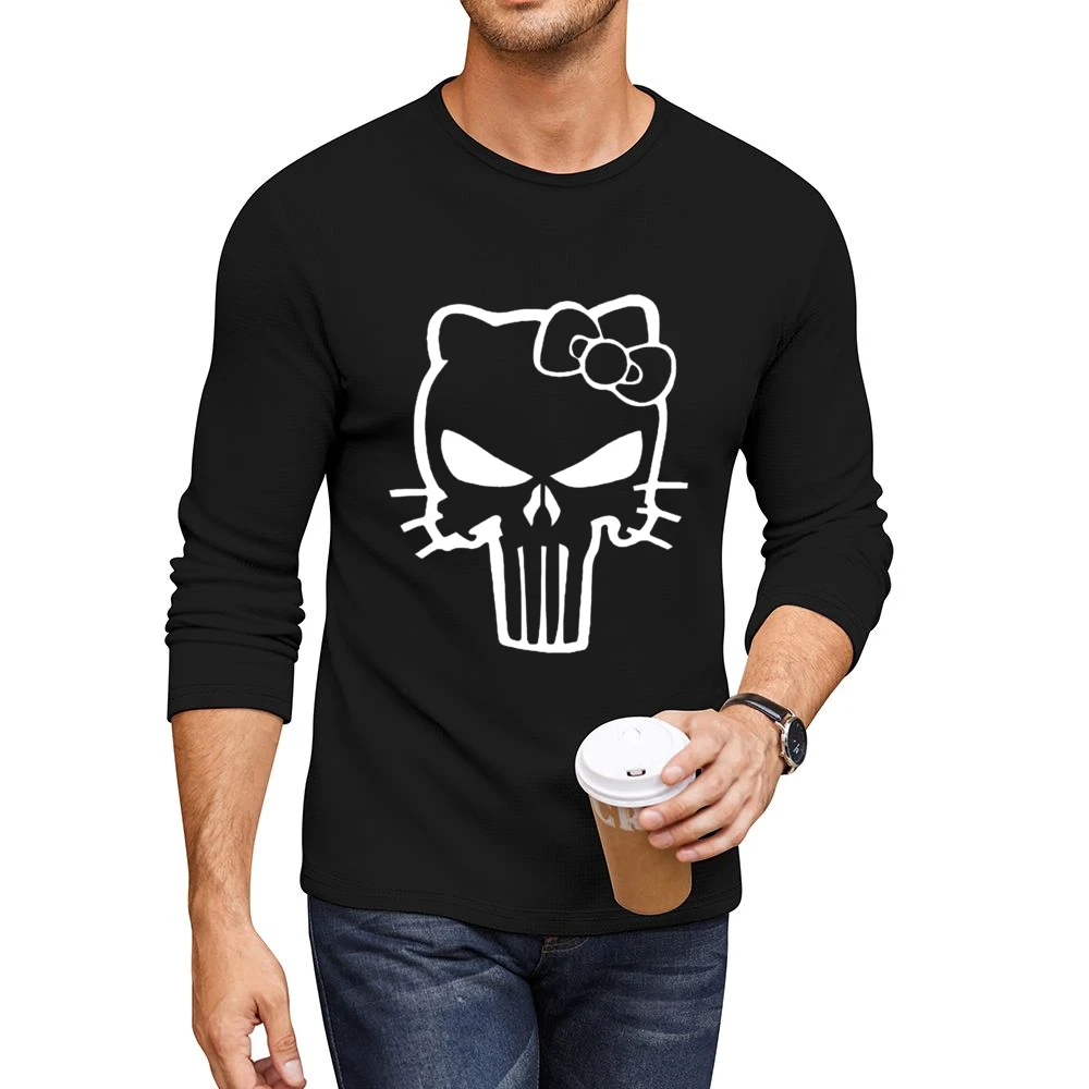 Skull Bros Men CrewNeck Long Sleeve T-Shirt
