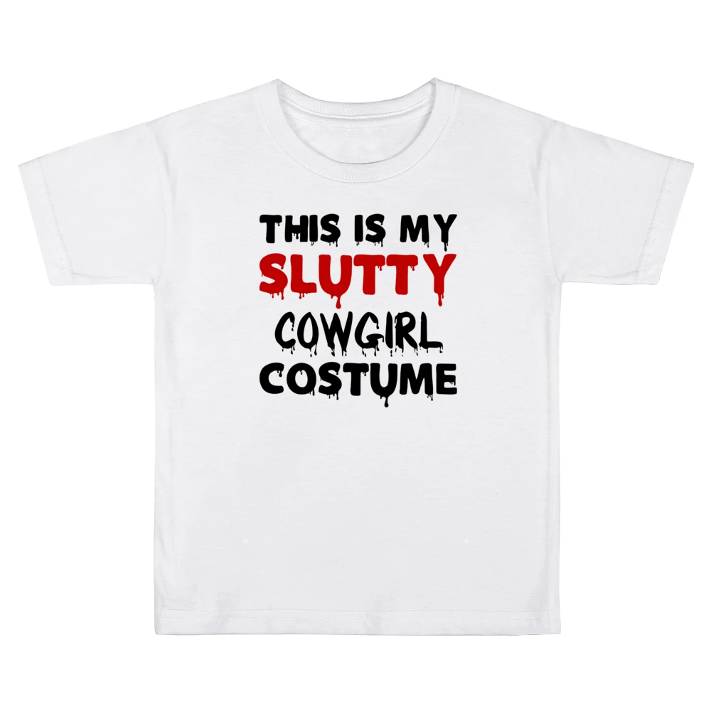 Slutty Cowgirl Tshirt Kids Boys Girls T-Shirt