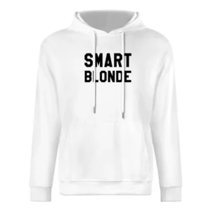 Smart Blonde Fun Graphic Hair Student Educated European Size Men Hoodie