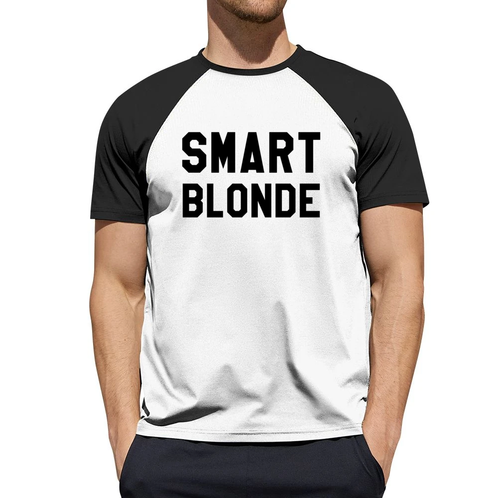 Smart Blonde Fun Graphic Hair Student Educated Men Short Sleeve T-Shirt
