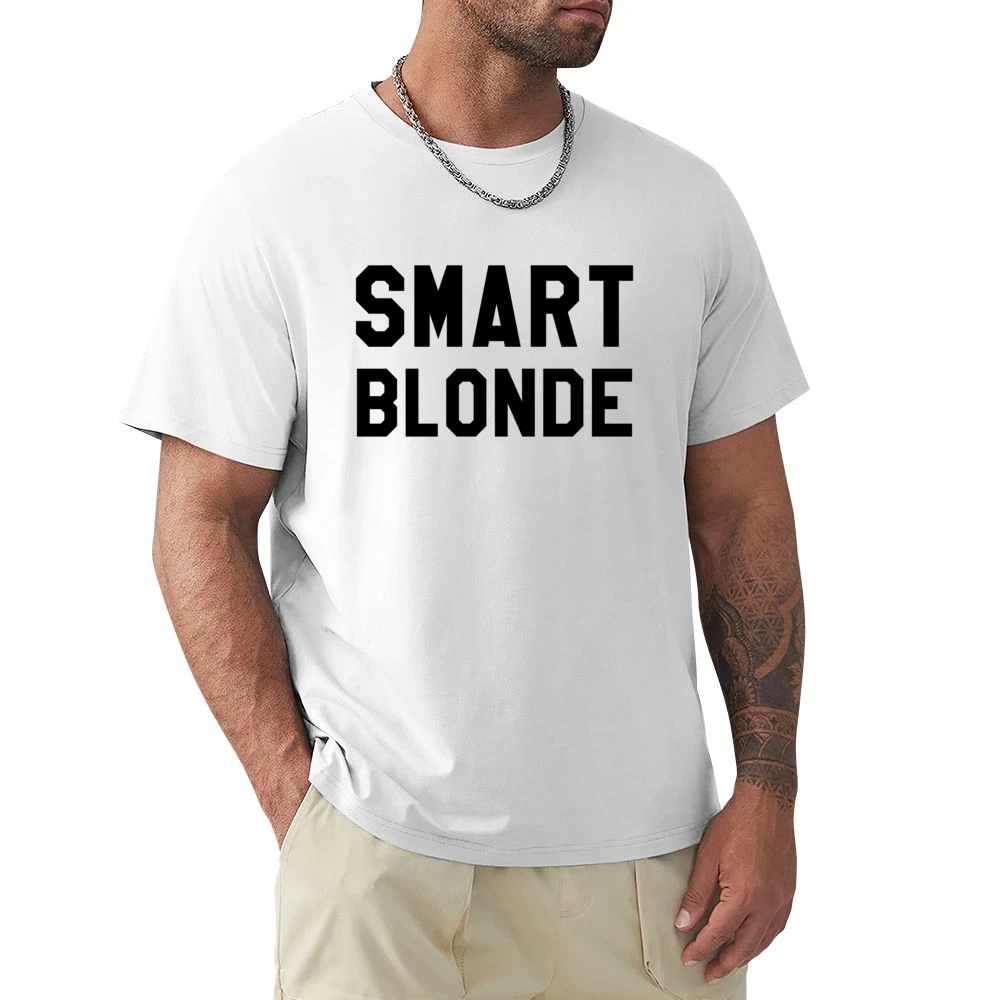 Smart Blonde Fun Graphic Hair Student Educated Premium Men T-shirt