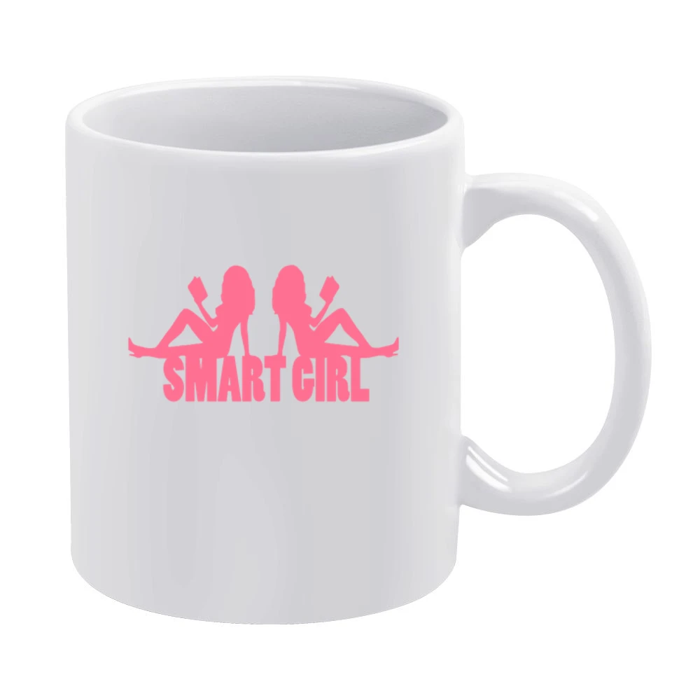 Smart Girl White Mug