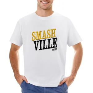 Smashville Hockey Stanley Cup Playoffs Nashville Texas Graphic Fan T S Asian Size Men T-Shirt