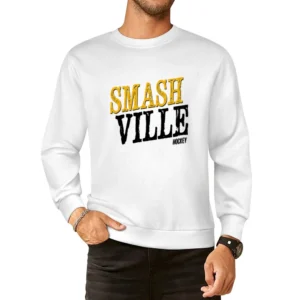 Smashville Hockey Stanley Cup Playoffs Nashville Texas Graphic Fan T S European Size Pullover Sweater