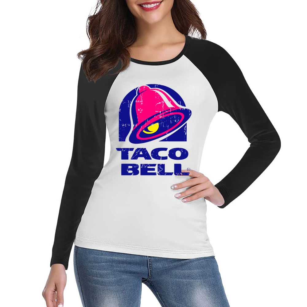 Smokey Bones Fast Food Restaurant Distressed Look Women Ladies Long Sleeve T-Shirt