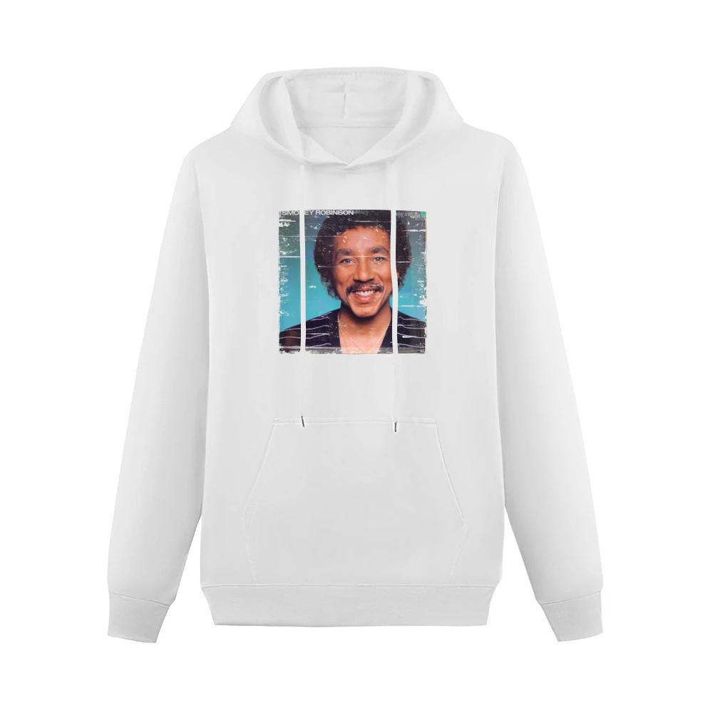 Smokey Robinson Being With You Album Cover Distressed Image Men Hoodie With Pocket