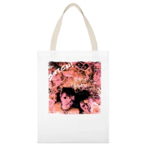 Smokey Robinson Being With You Album Cover Distressed Image White Canvas Tote Shopping Bag