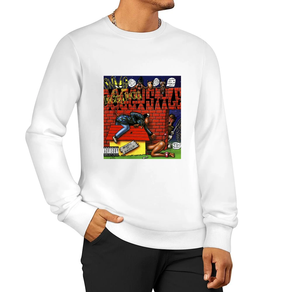 Snoop Dogg Doggystyle tshirt white Men Pullover Sweatshirt