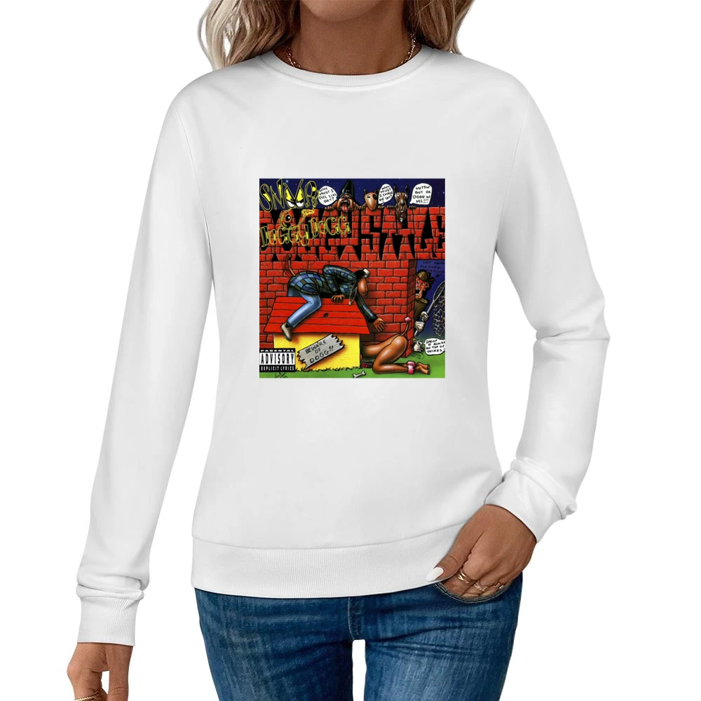 Snoop Dogg Doggystyle tshirt white Women Pullover Sweatshirt