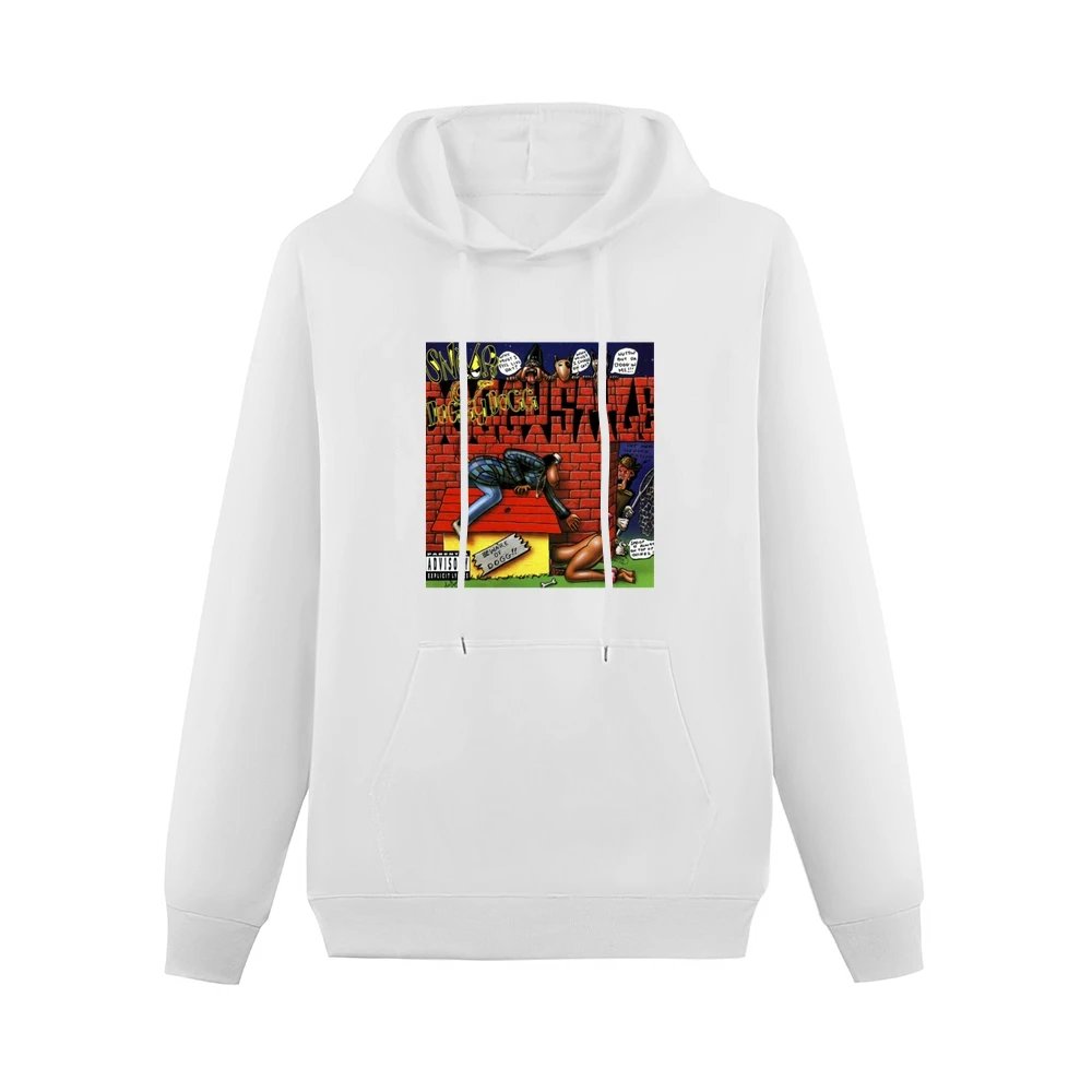 Snoop dogg Doggystyle tshirt white Men Hoodie With Pocket