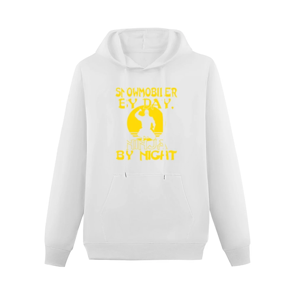 Snowmobiler By Day Ninja By Night Tshirt Men Hoodie With Pocket