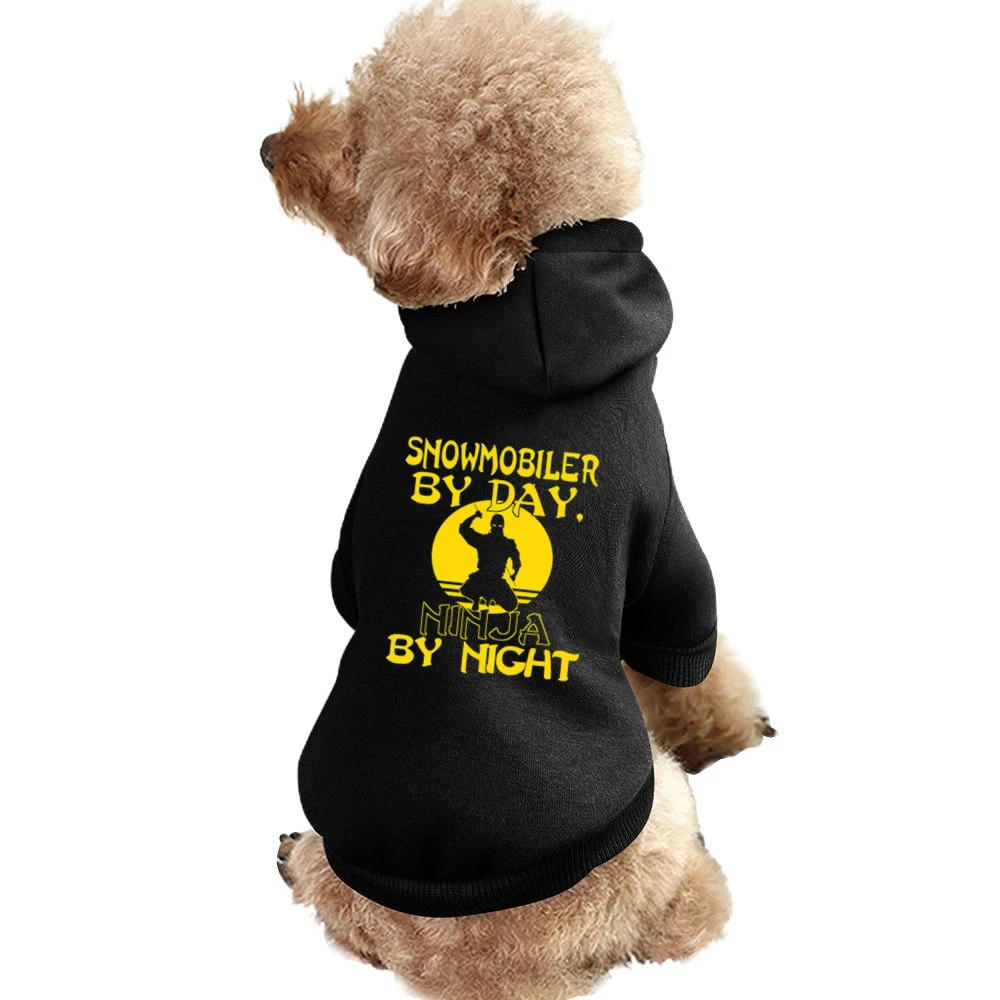 Snowmobiler By Day Ninja By Night Tshirt Pet Apparel Clothes