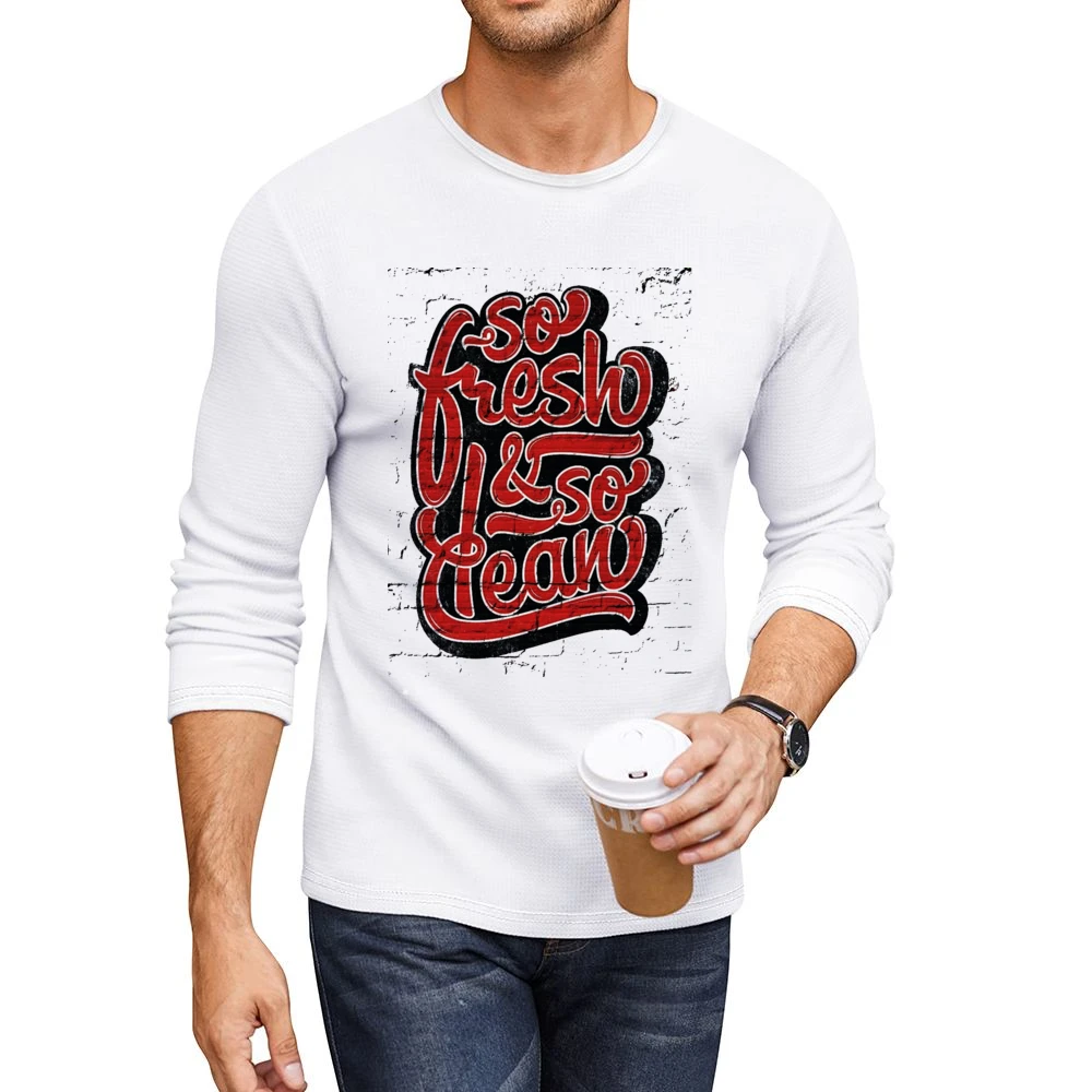 So Fresh And So Clean Hip Hop Men CrewNeck Long Sleeve T-Shirt
