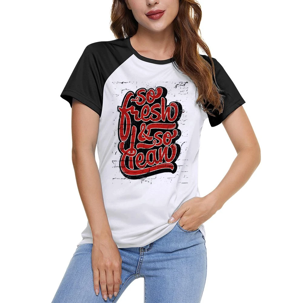 So Fresh And So Clean Hip Hop Women Ladies Short Sleeve T-Shirt