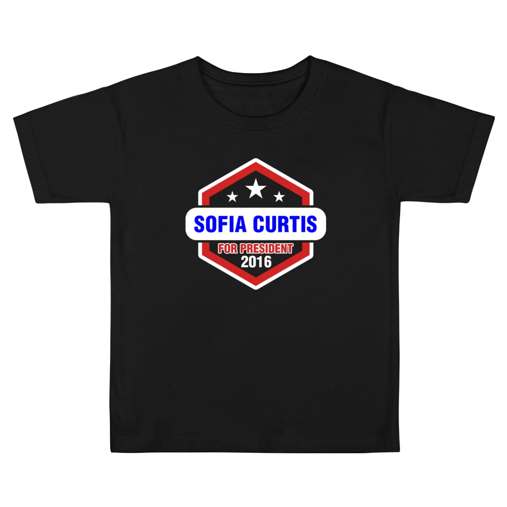 Sofia Curtis For President 2016 CSI TV Show Kids Boys Girls T-Shirt