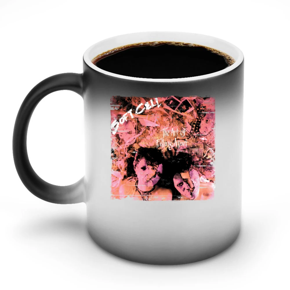 Soft Cell The Art Of Falling Apart Album Cover Distressed Image T Shir Discoloration Mug