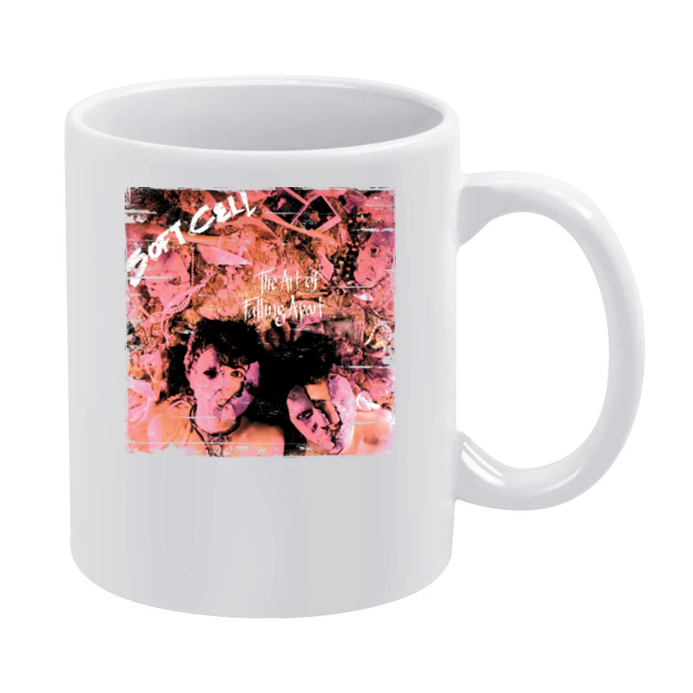 Soft Cell The Art Of Falling Apart Album Cover Distressed Image T Shir White Mug