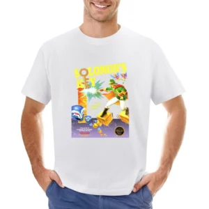 Solomon's Key Nes Nintendo Old School Retro Video Game Fan Distressed Asian Size Men T-Shirt