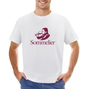 Sommelier Fun Wine Tasting Grape History Graphic Food Lover Asian Size Men T-Shirt