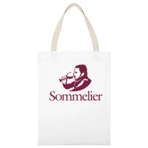 Sommelier Fun Wine Tasting Grape History Graphic Food Lover White Canvas Tote Shopping Bag