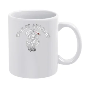 Sons of Anarchy the reaper guillotine logo White Mug