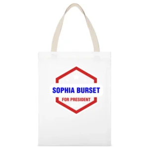 Sophia Burset For President 2016 Orange is the New Black TV Show T Shi White Canvas Tote Shopping Bag