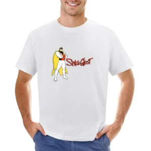 Space Ghost Fun Cool Vintage Style Distressed Graphic Retro Tv Show T Asian Size Men T-Shirt