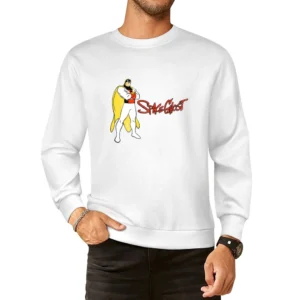 Space Ghost Fun Cool Vintage Style Distressed Graphic Retro Tv Show T European Size Pullover Sweater