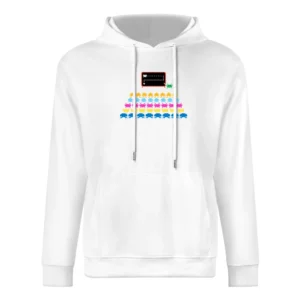 Space Invaders Atari European Size Men Hoodie