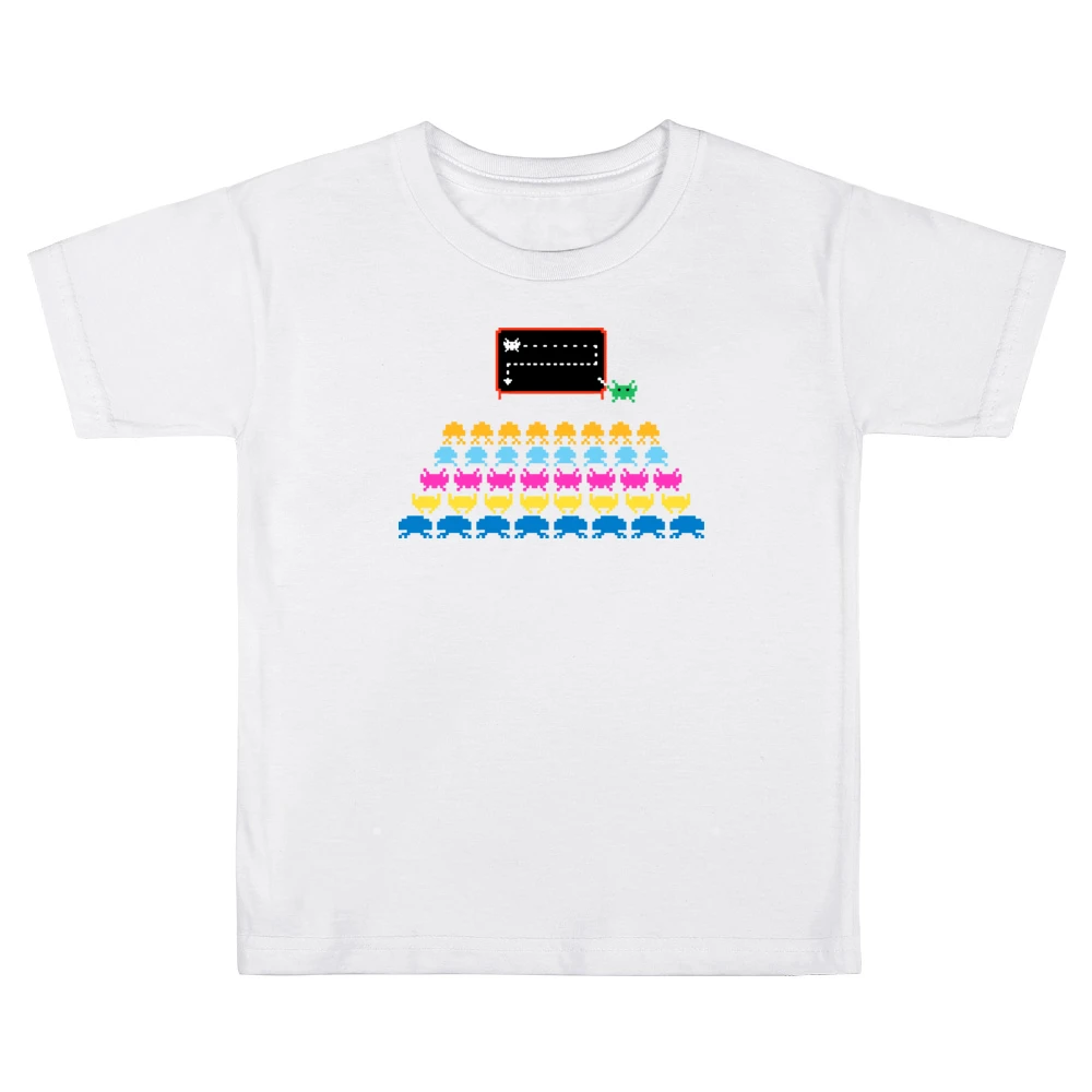 Space Invaders Atari Kids Boys Girls T-Shirt