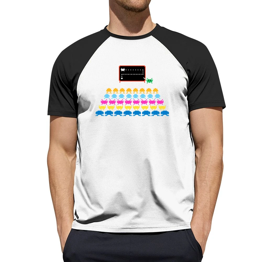 Space Invaders Atari Men Short Sleeve T-Shirt