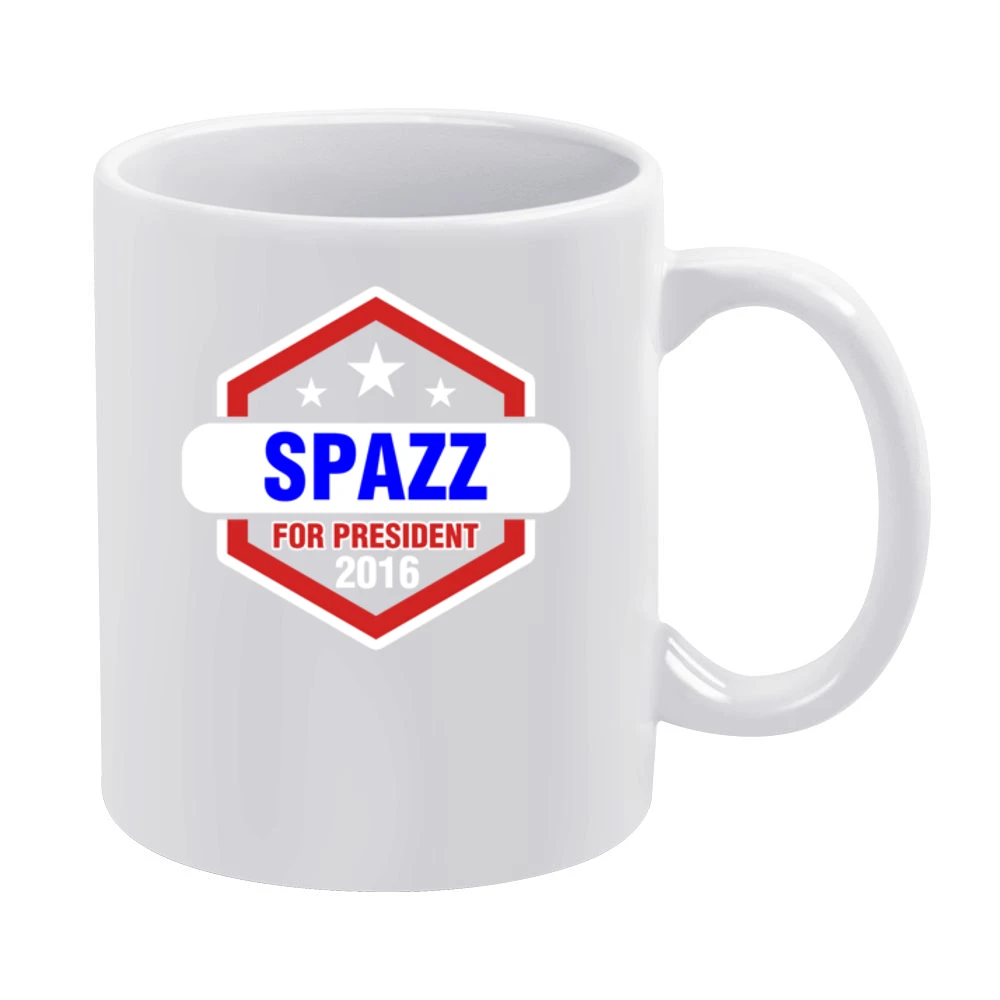 Spazz For President 2016 The League TV Show White Mug