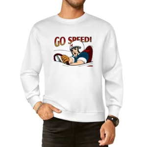 Speed Racer Classic Cartoon European Size Pullover Sweater