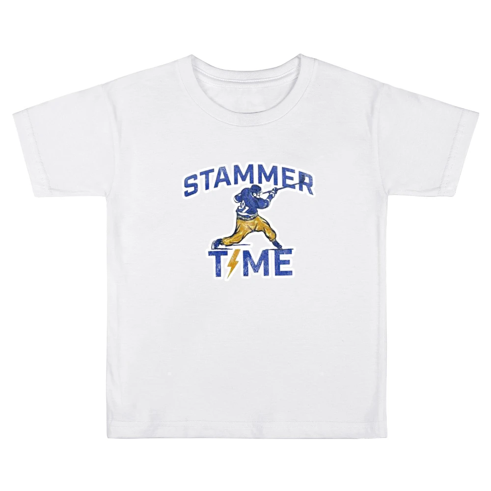 Stammer Time Steven Stamkos Hockey Playoffs Graphic Kids Boys Girls T-Shirt