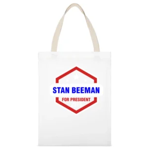 Stan Beeman For President 2016 The Americans TV Show White Canvas Tote Shopping Bag