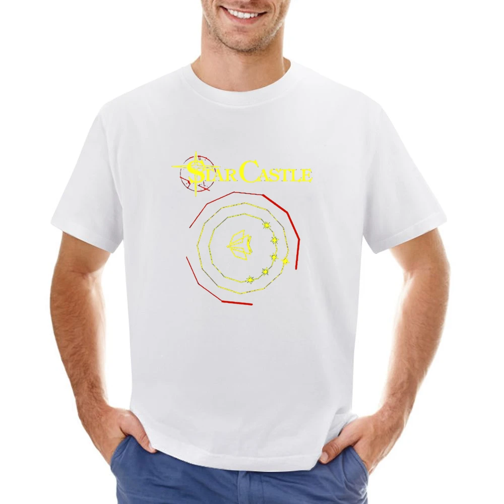 Star Castle Video Game Retro 80s Asian Size Men T-Shirt