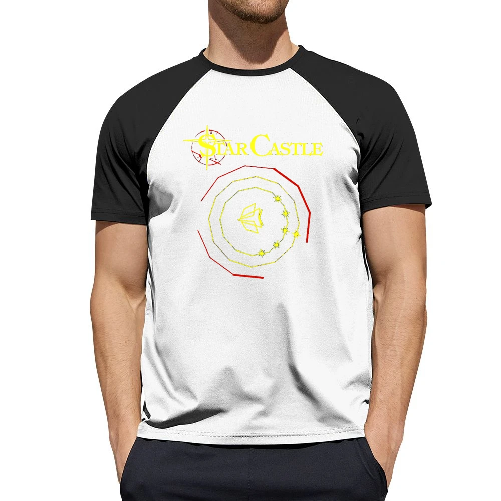 Star Castle Video Game Retro 80s Men Short Sleeve T-Shirt